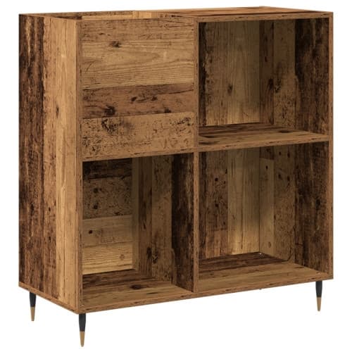 Skåp för vinylskivor artisan ek 84,5x38x89 cm konstruerat trä