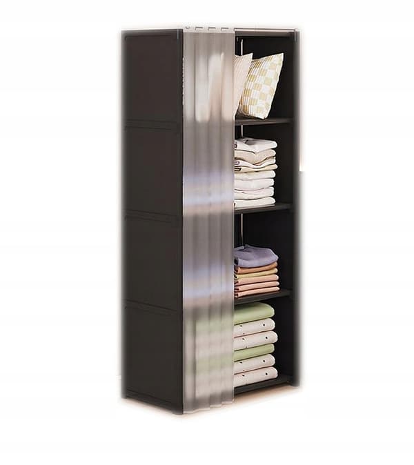 Modulär hopfällbar garderobsgalge för kläder metall 125x28x40cm