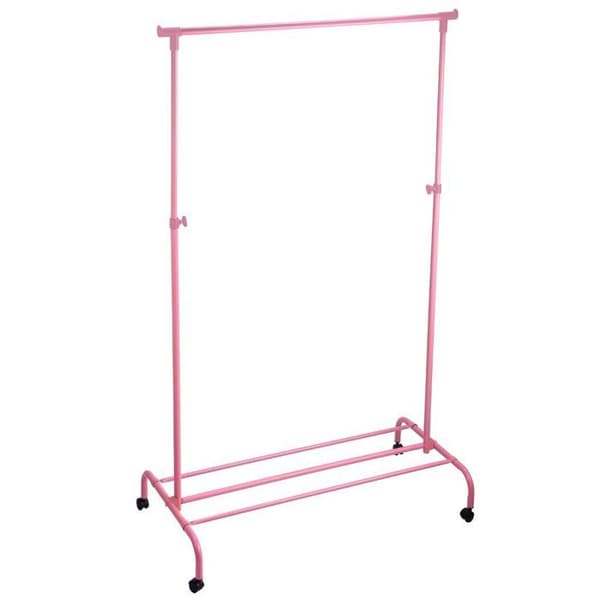 Avtagbar klädställning - Home vida mobil garderob - 333248 - Enkel klädställning, rosa