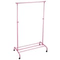 Miniatyrbild 1 av 4: Avtagbar klädställning - Home vida mobil garderob - 333248 - Enkel klädställning, rosa
