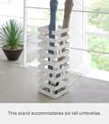 Miniatyrbild 3 av 4: Garderob - Yamazaki entrémöbel - 2362 - White Steel Paraply Stand One Size
