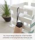 Miniatyrbild 4 av 4: Garderob - Yamazaki entrémöbel - 2362 - White Steel Paraply Stand One Size