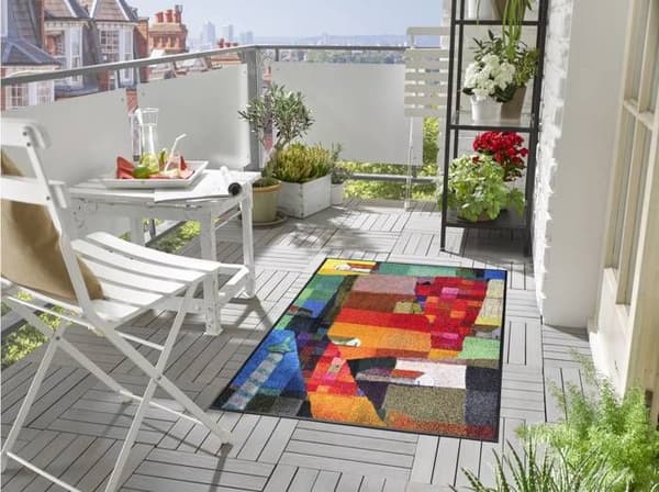 Garderob - Tvätta+torka entrémöbel - 56921 - Tvätta + Torka Dörrmatta i polyamid, Flerfärgad, 75 x 120 cm