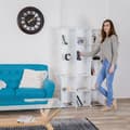 Miniatyrbild 2 av 6: Kuberhylla - Relaxdays - Vit - 15 modulära fack - Plast - Nutida design