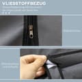 Miniatyrbillede 5 af 9: Stof Garderobe, 125x43x162.5 cm, Mørkegrå