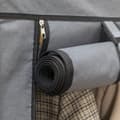 Miniatyrbillede 8 af 9: Stof Garderobe, 125x43x162.5 cm, Mørkegrå