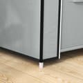 Miniatyrbillede 9 af 9: Stof Garderobe, 83x42.5x162.5 cm, Lysegrå