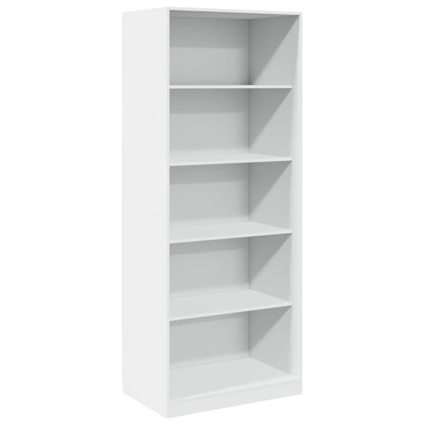 Garderob vit 80x50x200 cm konstruerat trä