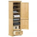 Miniatyrbild 1 av 2: Garderob Corona 55x38x170 cm massiv furu