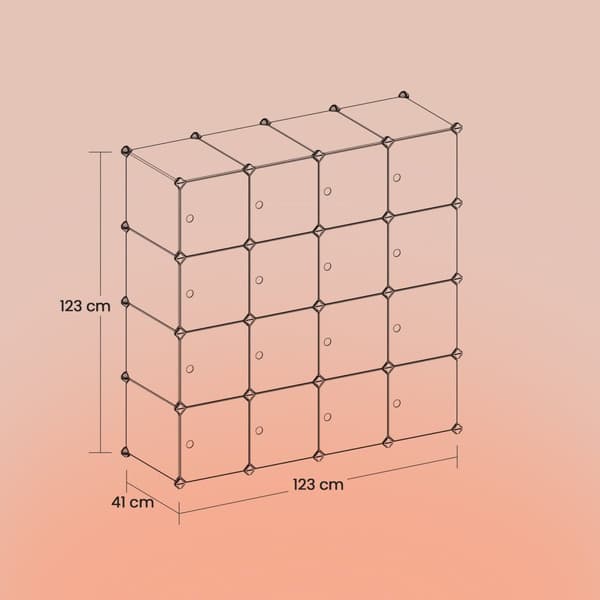 Garderobe - plast - til børn