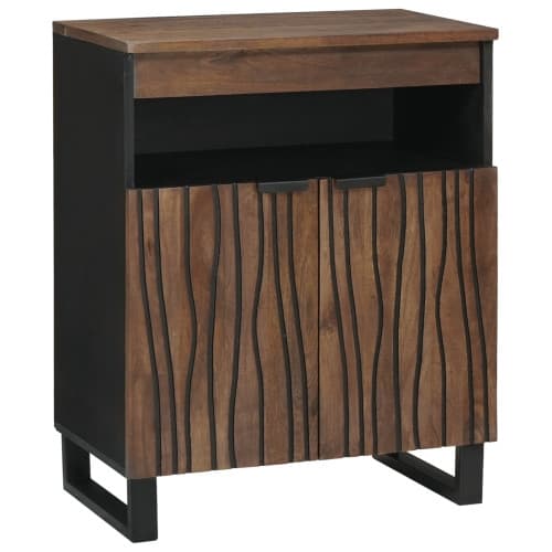 Sideboard 60x33.5x75 cm Massivt Trä och Ingenjörat Trä