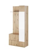 Pikkukuva 1 / 3: FURNLUX ETEISEN KAAPPI VIHREÄ TAMMI 90CM