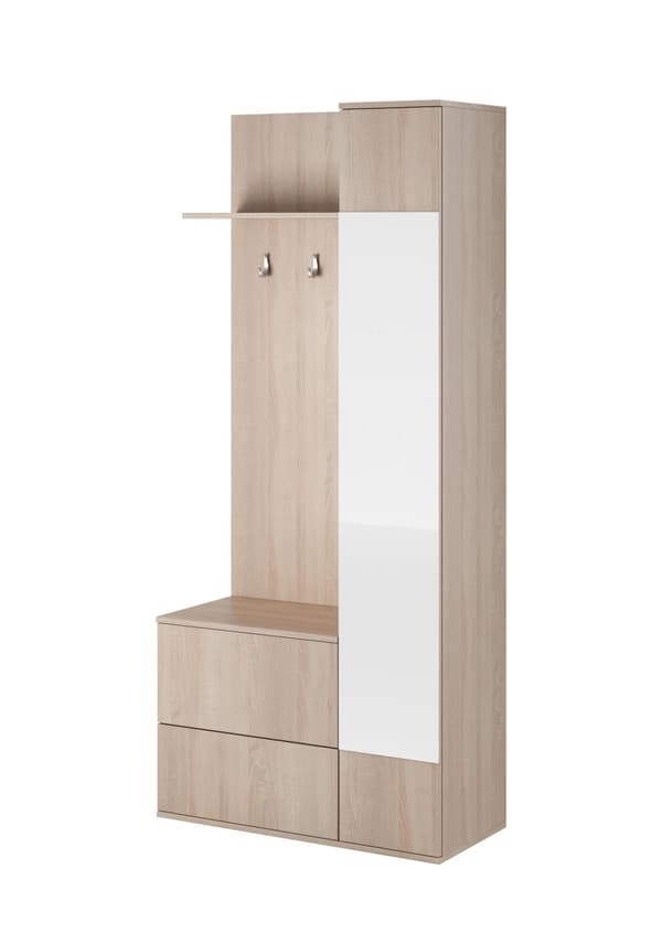 FURNLUX ETEISEN KAAPPI VIHREÄ TAMMI SONOMA 90CM