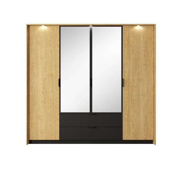 FURNLUX VAATEKAAPPI BALTIC BLACK 224CM