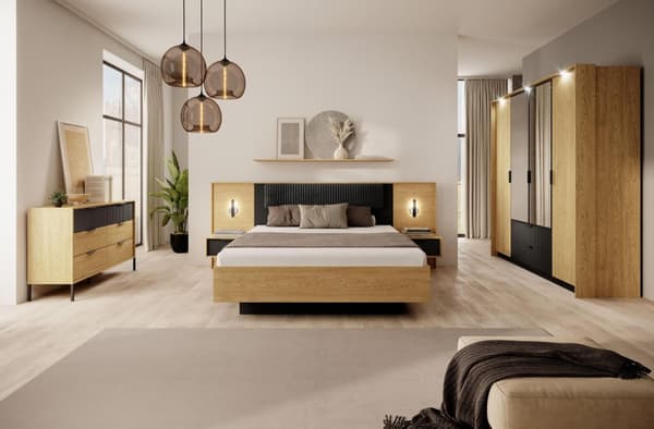 FURNLUX VAATEKAAPPI BALTIC BLACK 224CM