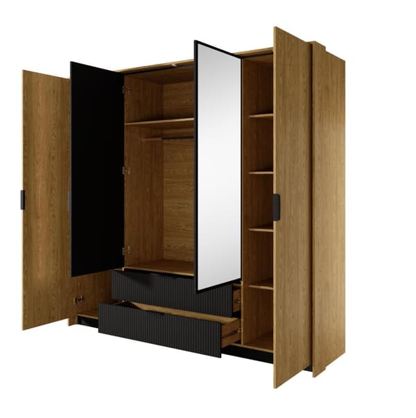 FURNLUX VAATEKAAPPI BALTIC BLACK 224CM