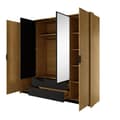 Pikkukuva 2 / 7: FURNLUX VAATEKAAPPI BALTIC BLACK 224CM