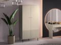 Pikkukuva 4 / 10: FURNLUX VAATEKAAPPI SOPHIE BEIGE 92CM