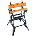 Miniatyrbild 1 av 2: BLACK+DECKER WM550-XJ Hopfällbar arbetsbänksskruvstäd - 2 bambubackar - Maxbelastning 250 kg
