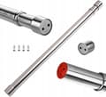 Miniatyrbillede 1 af 11: Teleskopisk metal bruseforhængsstang 32-52 cm + gratis