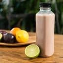 Fyrkantiga PET-flaskor 400ml med kork Perfekt för smoothies och juicer 50 st