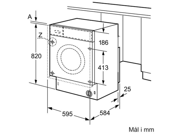 Siemens iQ300 integroitu pesukone/kuivausrumpu