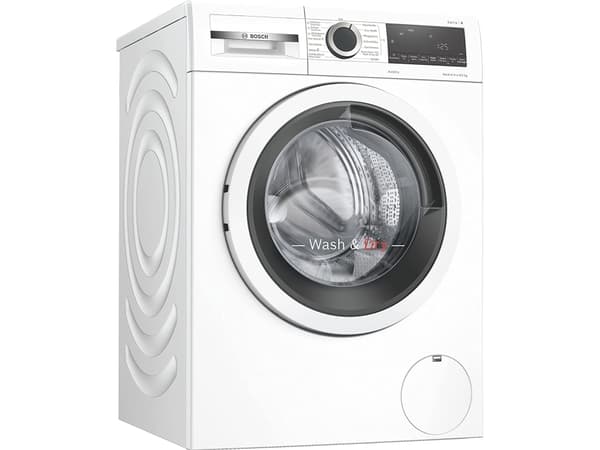 Bosch Serie | 4 WNA13470 - Vaskemaskin/tørker - Nisje - bredde: 60 cm - høyde: 85 cm - frontileggelse - 63 liter - 8 kg - 1400 rpm - hvit
