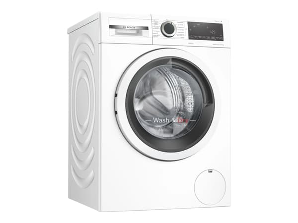 Bosch Serie | 4 WNA13470 - Vaskemaskin/tørker - Nisje - bredde: 60 cm - høyde: 85 cm - frontileggelse - 63 liter - 8 kg - 1400 rpm - hvit Hvit
