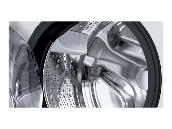 Bosch Serie | 4 WNA134B0SN - Tvättmaskin/torktumlare - bredd: 59.8 cm - djup: 63 cm - höjd: 84.8 cm - frontmatad - 63 liter - 8 kg - 1400 rpm