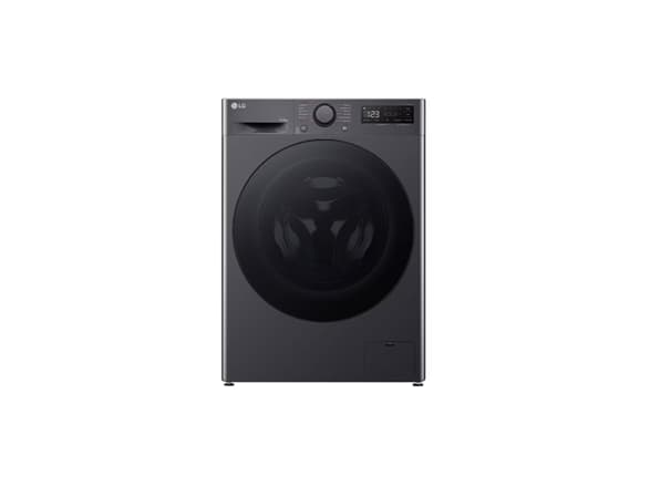 LG Serie R5 F4DR510S2M - Vaskemaskin/tørker - bredde: 60 cm - dybde: 62 cm - høyde: 85 cm - frontileggelse - 10 kg - 1400 rpm - middle black