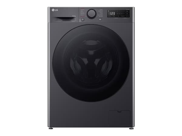 LG Serie R5 F4DR510S2M - Vaskemaskin/tørker - bredde: 60 cm - dybde: 62 cm - høyde: 85 cm - frontileggelse - 10 kg - 1400 rpm - middle black