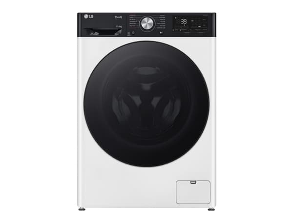 LG Serie R7 F4DR711S2H - Tvättmaskin/torktumlare - Wi-Fi - bredd: 60 cm - djup: 62 cm - höjd: 85 cm - frontmatad - 11 kg - 1400 rpm - vit