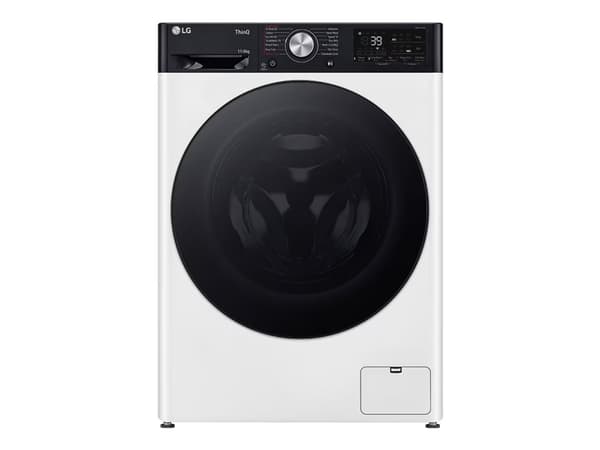 LG Serie R7 F4DR711S2H - Tvättmaskin/torktumlare - Wi-Fi - bredd: 60 cm - djup: 62 cm - höjd: 85 cm - frontmatad - 11 kg - 1400 rpm - vit