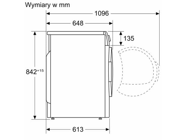 Tørketrommel Bosch WQG233DKPL