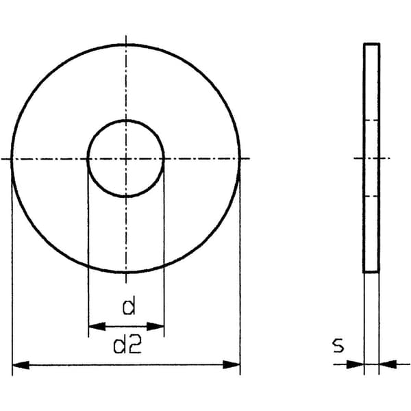 Bricka 6.4 mm 18 mm Rostfritt stål A2 100 st TOOLCRAFT 6,4 D9021-A2 192701