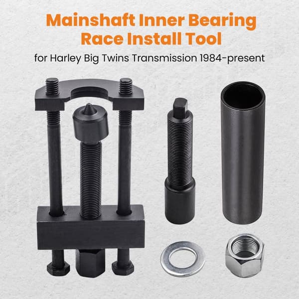 Transmission Mainshaft Inner Bearing Race Puller Tool, Nem fjernelse, Kompatibel med Harley 84-16