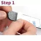 20 st Hatstorlek Reducer Strips EVA Foam Keps Tejp Svettband Hattar Keps DIY Sticker
