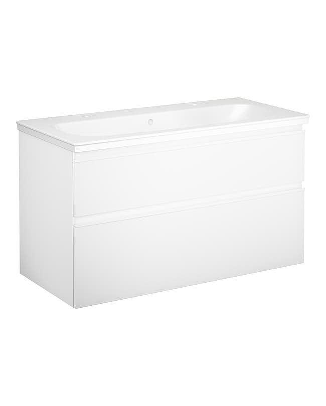 Gustavsberg Tvättställsskåp Artic Två Blandarhål 100 cm