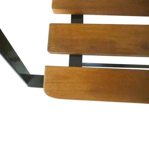 vidaXL Sammenleggbar hagebenk 112 cm heltre akasie