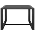 Miniatyrbilde 4 av 11: vidaXL Sofabord aluminium antrasitt change2