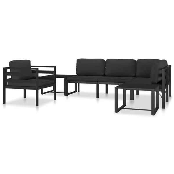 vidaXL Sofabord aluminium antrasitt change2