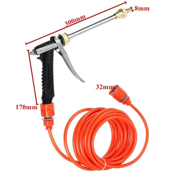 12V 120W Högtrycksbiltvättrengöring Vattentvättpump Spraysats