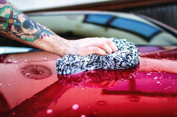 Työjuttu Typhoon Wash Pad Mikrokuitupesusieni auton pesuun