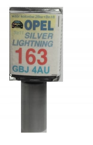 Ara System Zaprawka 163 opel silver lightning - srebny Zaprawka do lakieru