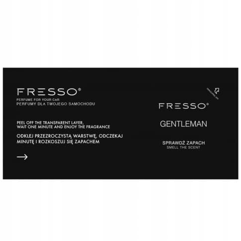 FRESSO GENTLEMAN AUTOPARFYYMISETTI 50 ML + AUTON RIIPUS