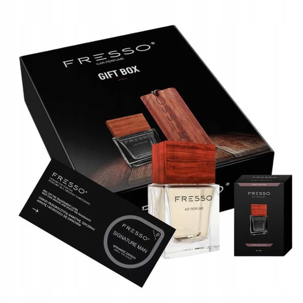 FRESSO GIFT BOX SIGNATURE MAN Lahjapakkaus Tuoksut autolle