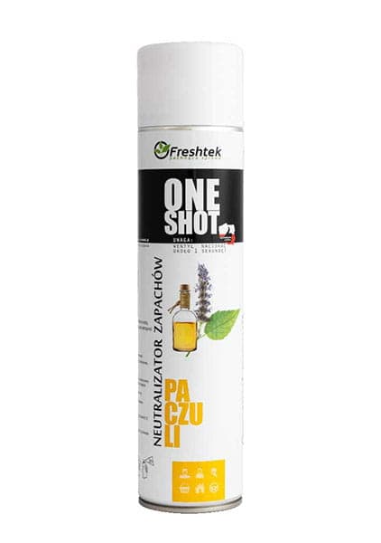 FRESHTEK ONE SHOT NEUTRALIZATOR 600ml Paczuli Ilmanraikastin autolle
