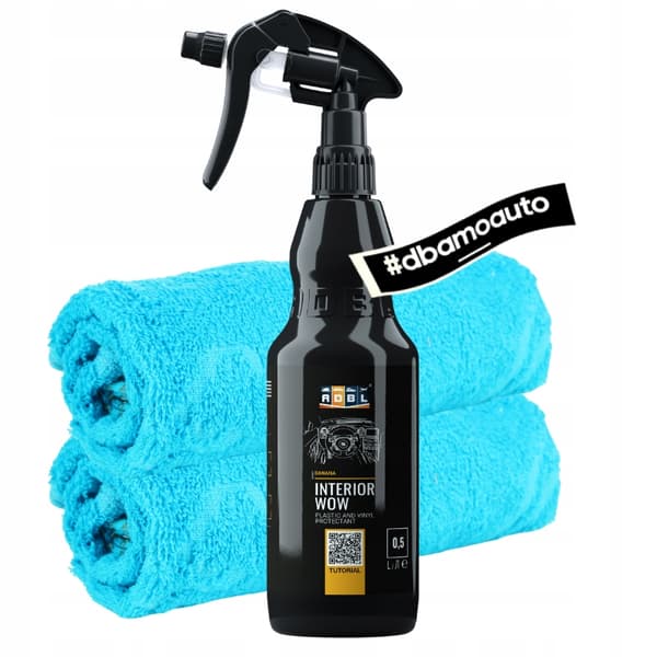 Adbl Interior WOW 0,5l Dressing för gummiplast i bilen 500 ml mörknar