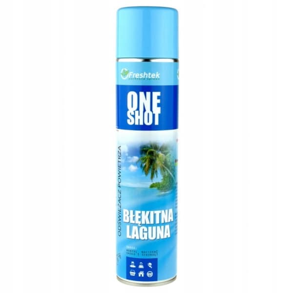 FRESHTEK ONE SHOT 600 ml Blå lagune neutralisator - bilfrisker
