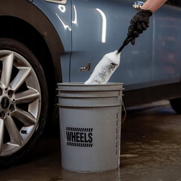 Arbetsgrejer Squally Wheel Brush borste för att tvätta bilfälgar 38cm